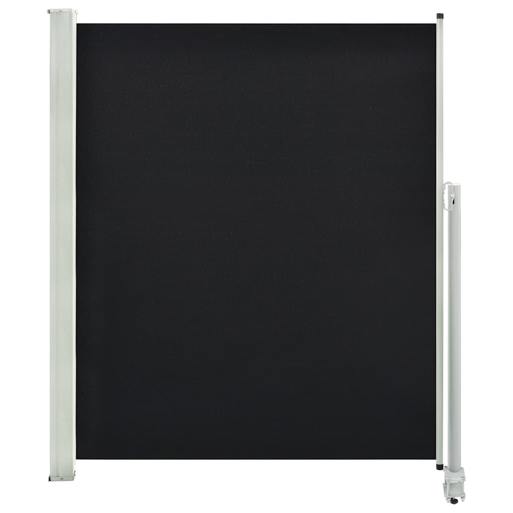 Tenda da Sole Laterale Retrattile 160 x 300 cm Nera - homemem39