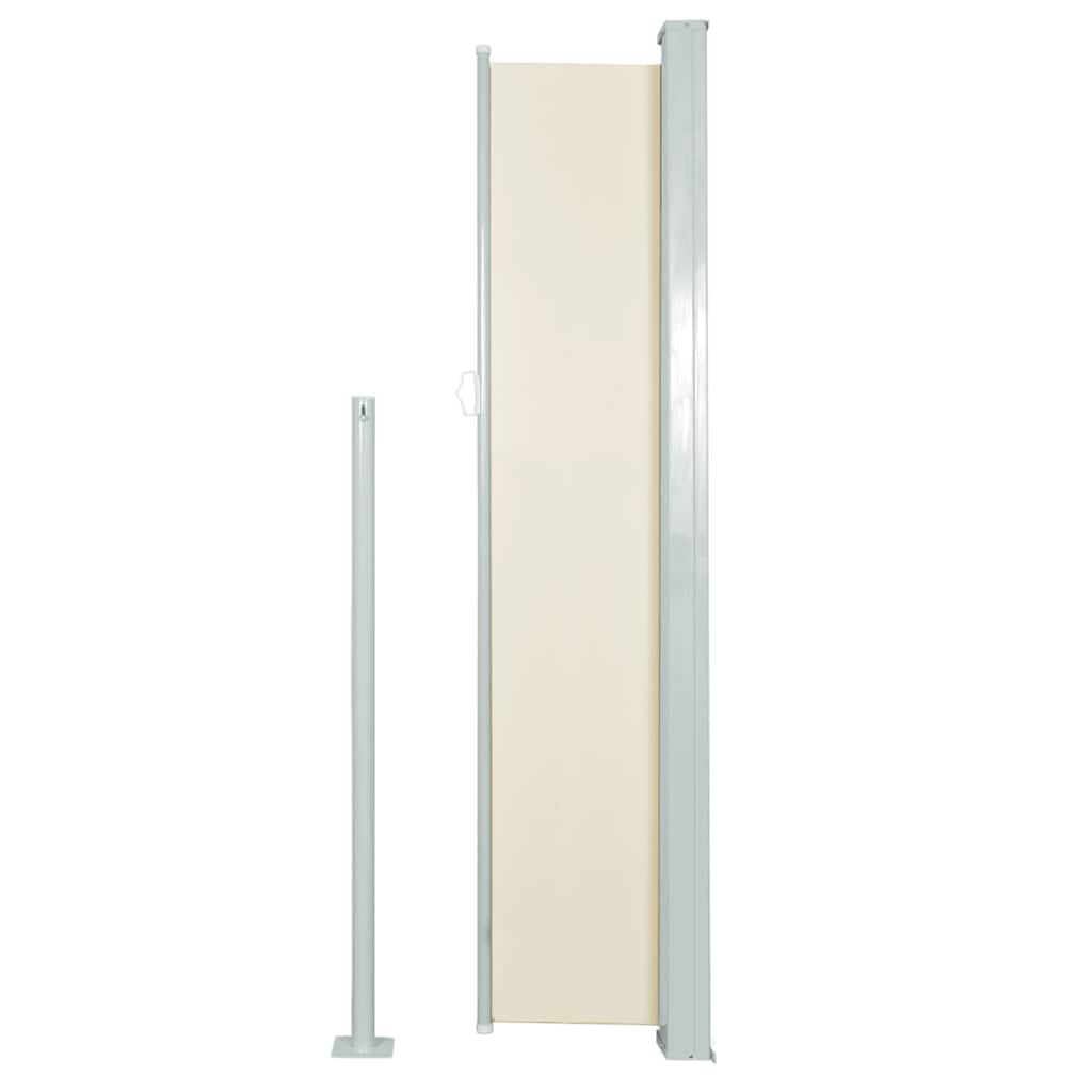 Tenda da Sole Laterale Retrattile 140 x 300 cm Crema - homemem39