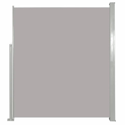 Tenda da Sole Laterale Retrattile 140 x 300 cm Grigia - homemem39