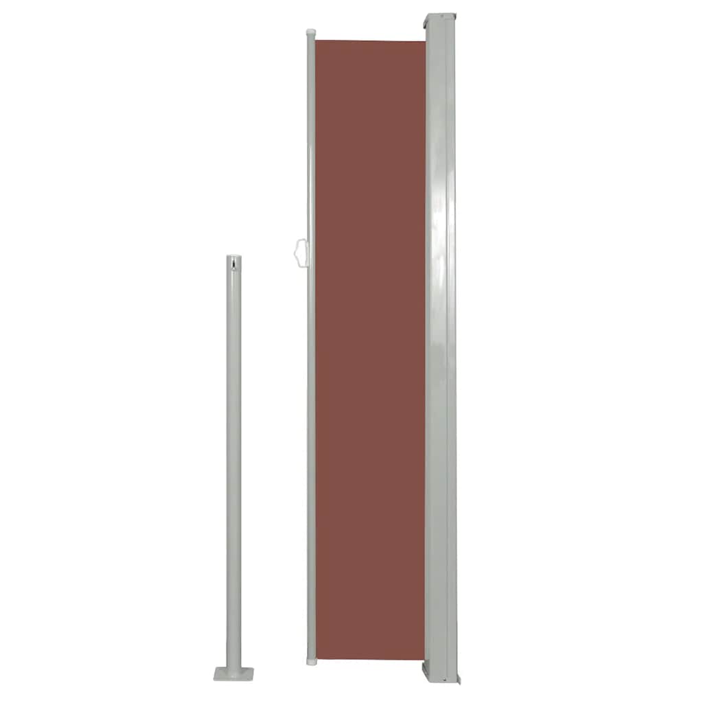 Tenda da Sole Laterale Retrattile 140 x 300 cm Marrone - homemem39