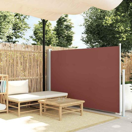Tenda da Sole Laterale Retrattile 140 x 300 cm Marrone - homemem39