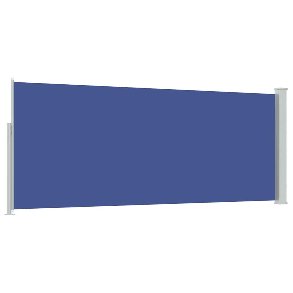 Retractable Side Awning 120 x 300 cm Blue