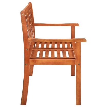 Panchina da Giardino 2 Posti 120 cm Legno Massello di Eucalipto - homemem39