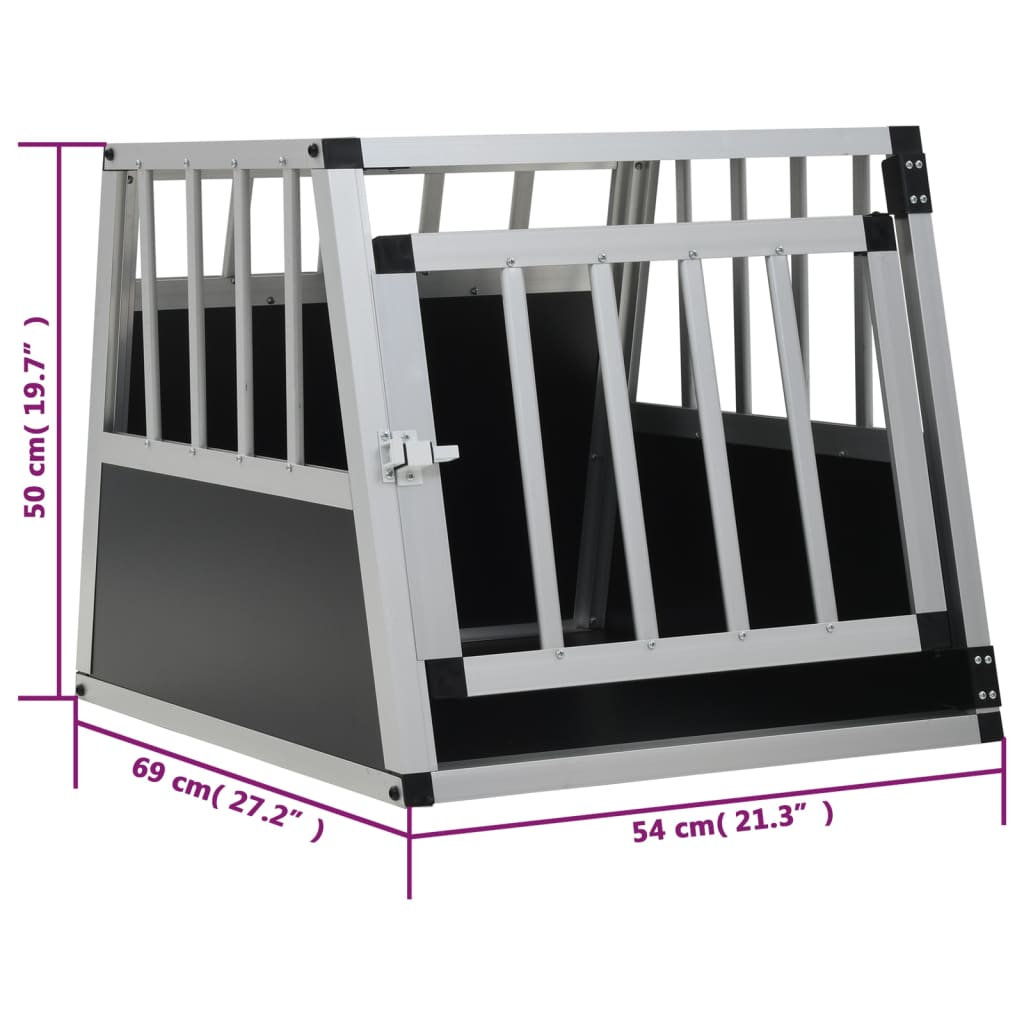 Trasportino per Cani con Porta Singola 54x69x50 cm - homemem39