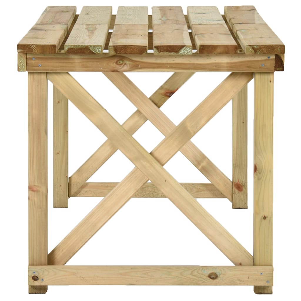 Tavolo da Giardino 160x79x75 cm in Legno | homemem39
