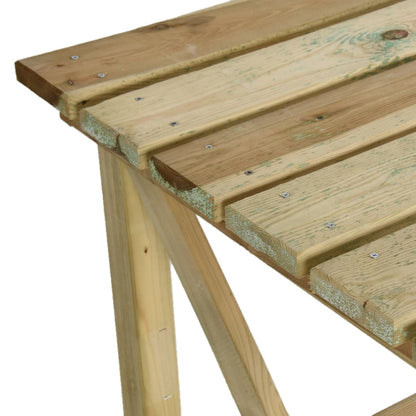 Tavolo da Giardino 160x79x75 cm in Legno | homemem39