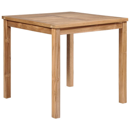 Tavolo da Giardino 80x80x77 cm in Legno Massello di Teak - homemem39