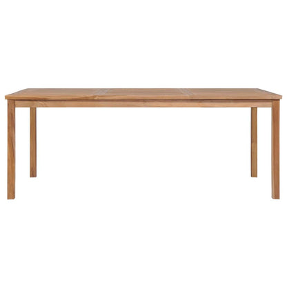 Tavolo da Giardino 200x100x77 cm in Legno Massello di Teak