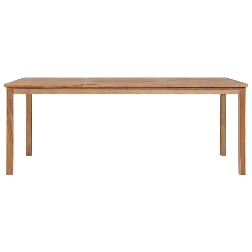 Tavolo da Giardino 200x100x77 cm in Legno Massello di Teak - homemem39