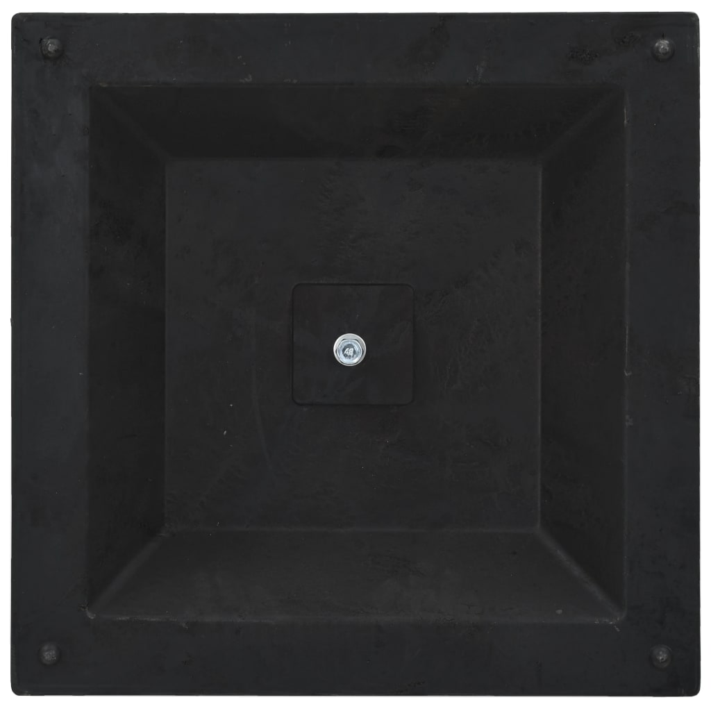 Base per Parasole Quadrata in Poliresina 12 kg Bronzo