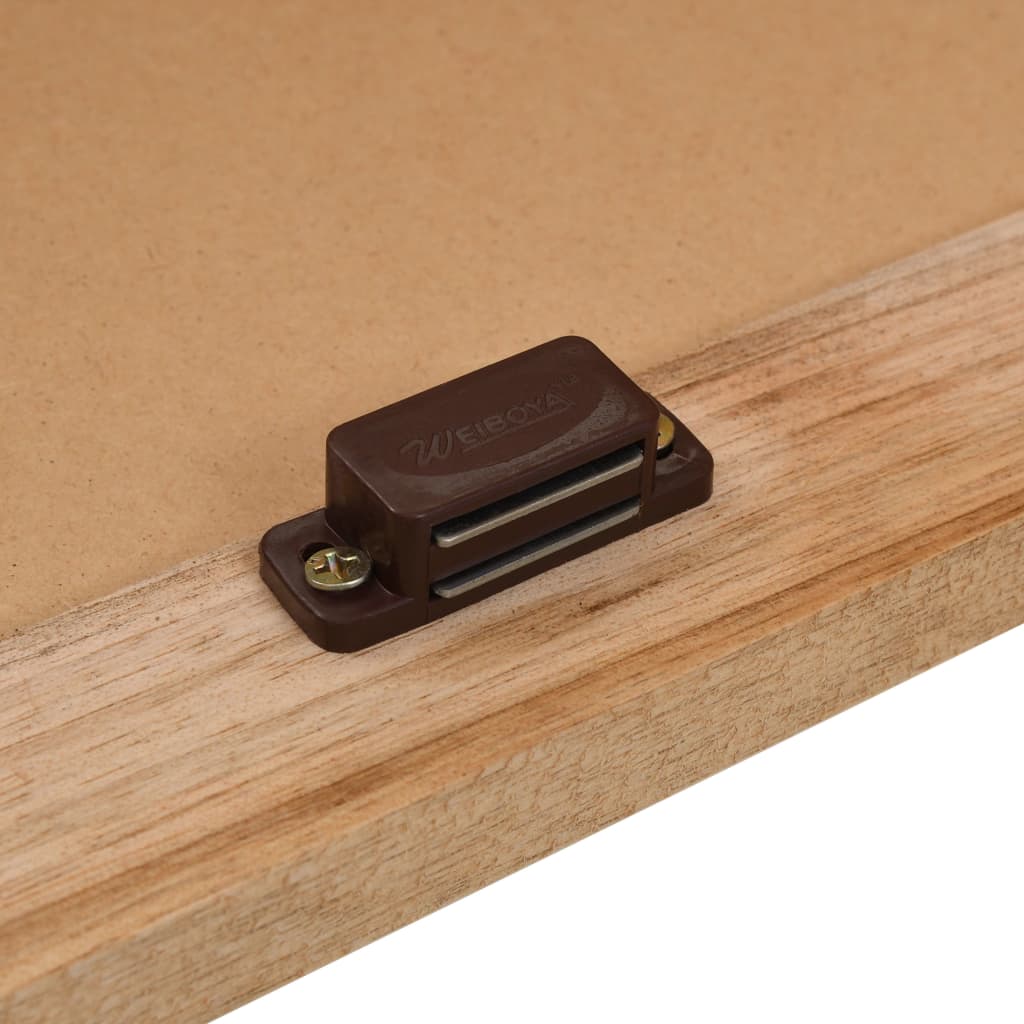 Mobile Sottolavabo in Legno Massello di Noce 66x29x61 cm | homemem39