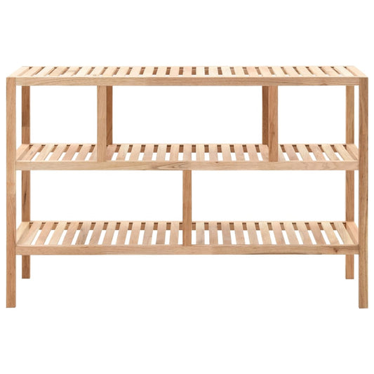 Scaffale da Bagno in Legno Massello di Noce 100x40x65 cm | homemem39