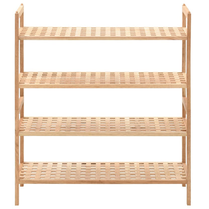 Scarpiera in Legno Massello di Noce 69x26x81 cm - homemem39