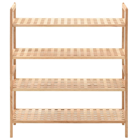 Scarpiera in Legno Massello di Noce 69x26x81 cm - homemem39