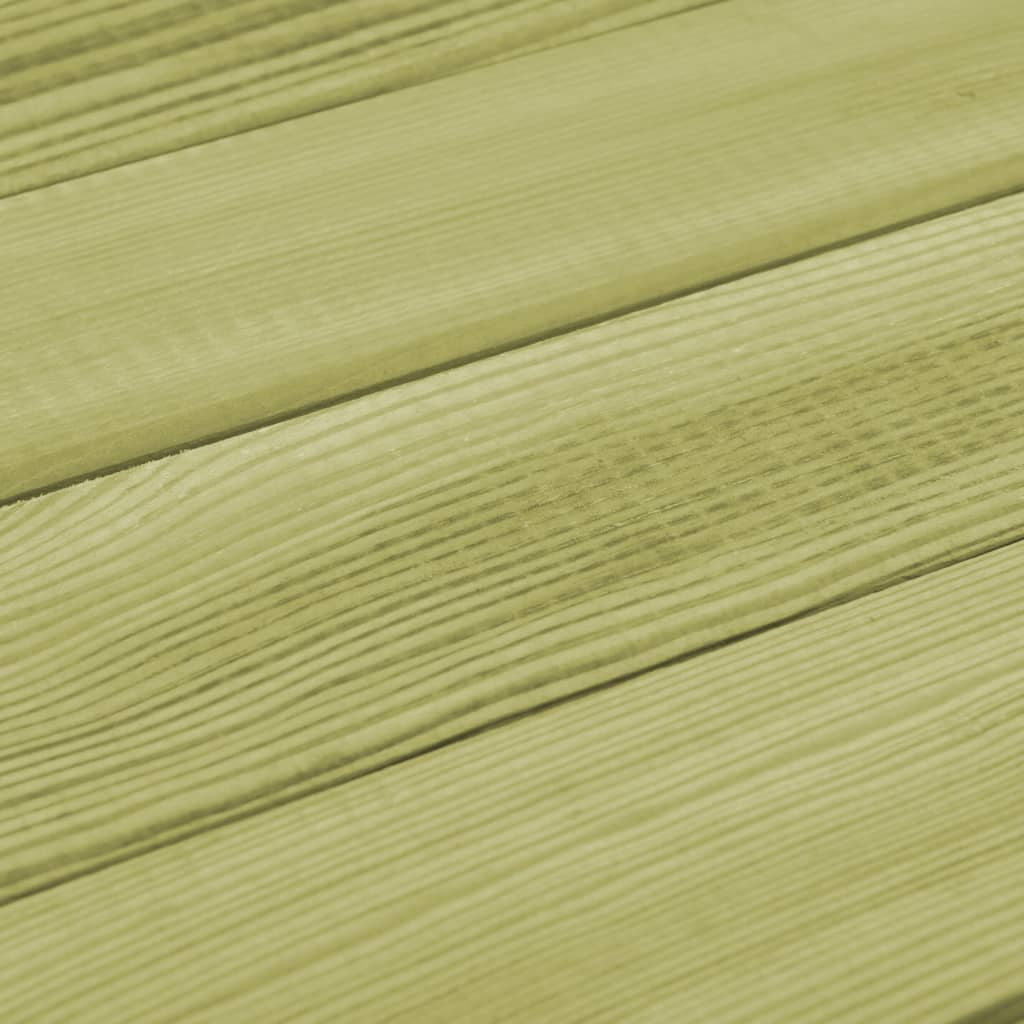 Tavolo da Picnic per Bambini con Panche 90x90x58 cm in Pino