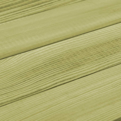 Tavolo da Picnic per Bambini con Panche 90x90x58 cm in Pino