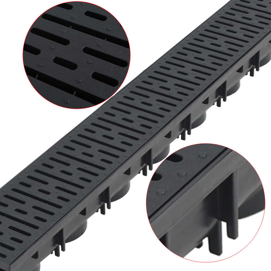 Canalette di Drenaggio in Plastica 3 m - homemem39