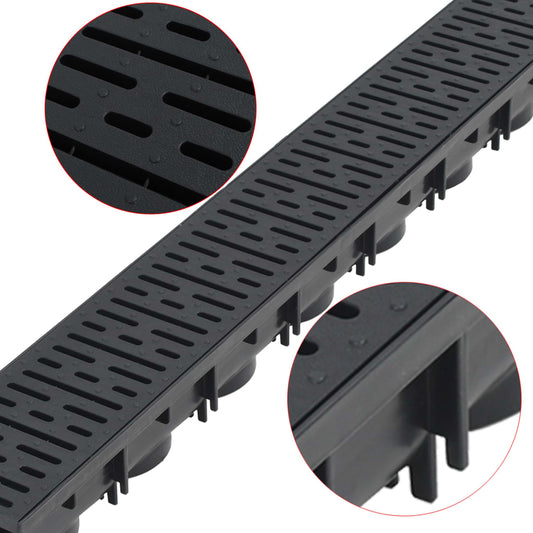 Canalette di Drenaggio in Plastica 4 m - homemem39