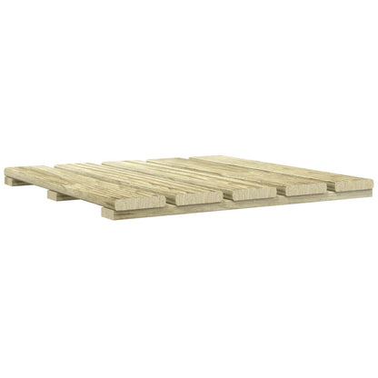 Piastrella per Decking 6 pcs Verde 50 x 50 cm