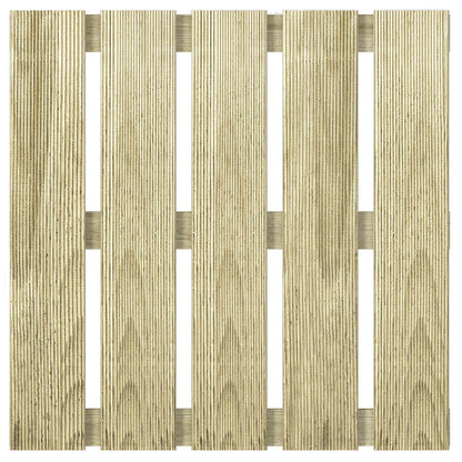 Piastrella per Decking 6 pcs Verde 50 x 50 cm | homemem39