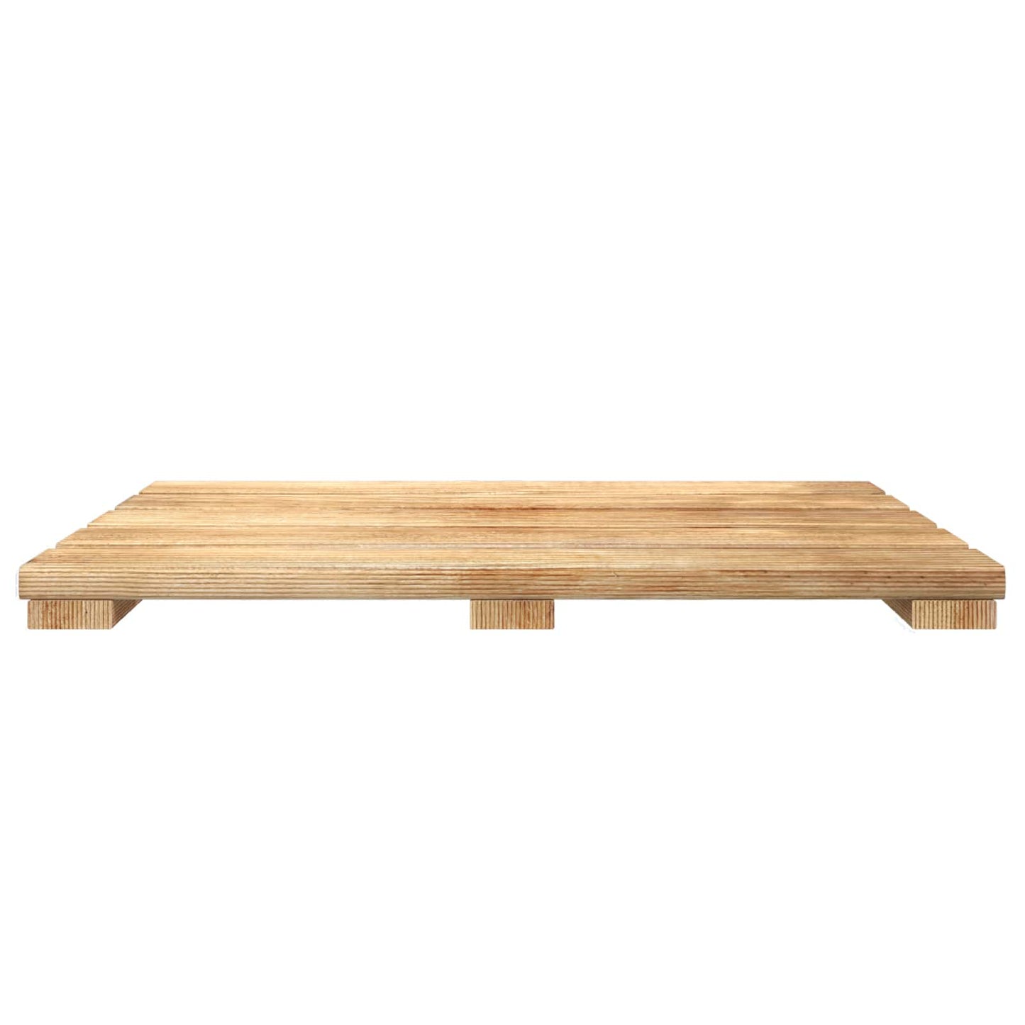 Piastrella per Decking 6 pcs Marrone 50 x 50 cm