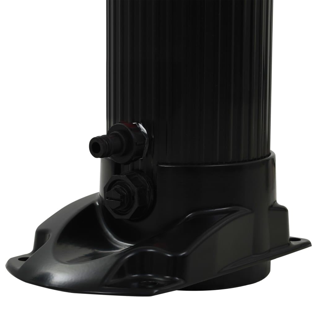 Doccia ad Energia Solare Pieghevole Nera 214 cm 23 L | homemem39