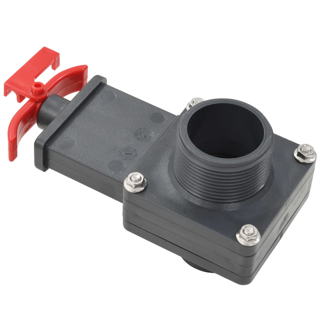Valvola a Saracinesca per Piscina 2 pz 1,5" - homemem39