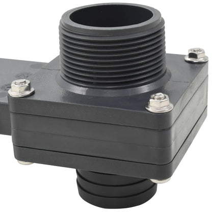 Valvola a Saracinesca per Piscina 2 pz 1,5" - homemem39