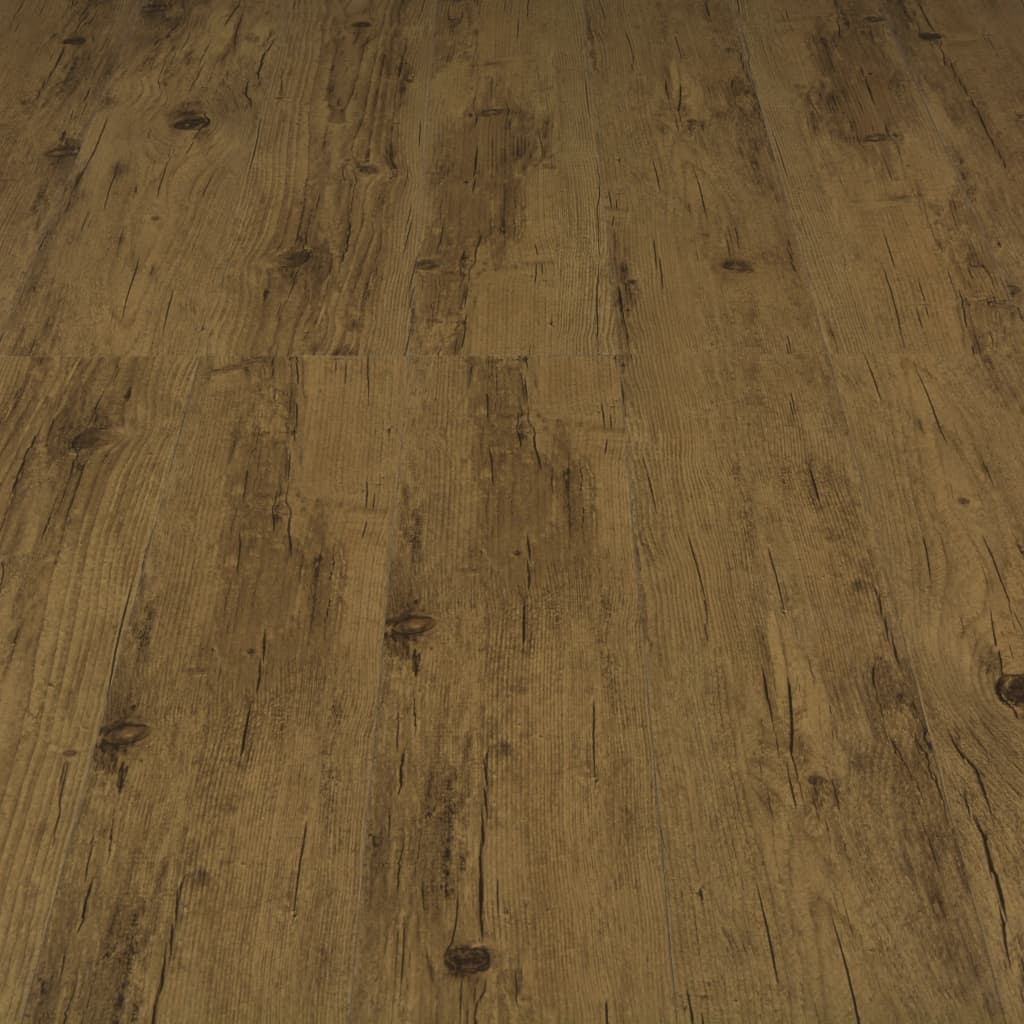 Listoni Pavimenti Autoadesivi 4,46 m² 3 mm PVC Marrone Naturale - homemem39