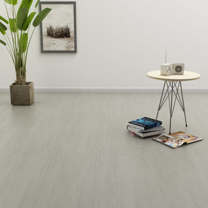 Listoni Pavimenti Autoadesivi 4,46 m² 3 mm in PVC Grigio Chiaro - homemem39
