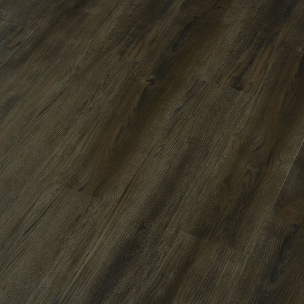 Listoni Pavimenti Autoadesivi 4,46 m² 3 mm in PVC Marrone Scuro - homemem39