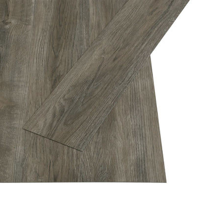 Listoni Pavimenti Autoadesivi 4,46 m² 3 mm PVC Grigio e Marrone - homemem39