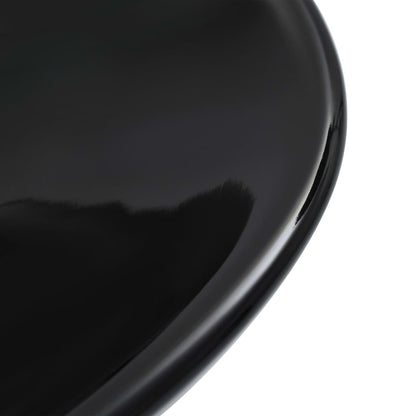 Lavandino 58,5x39x14 cm in Ceramica Nero - homemem39