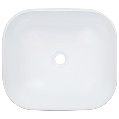Lavandino 44,5x39,5x14,5 cm in Ceramica Bianco