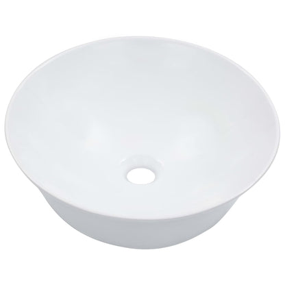 Lavandino 41x12,5 cm in Ceramica Bianco - homemem39