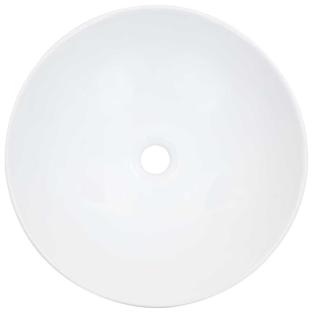 Lavandino 41x12,5 cm in Ceramica Bianco - homemem39