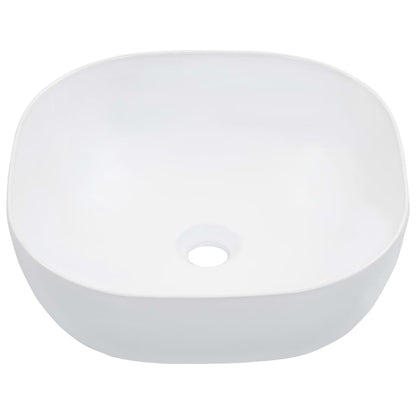 Lavandino 42,5x42,5x14,5 cm in Ceramica Bianco | homemem39