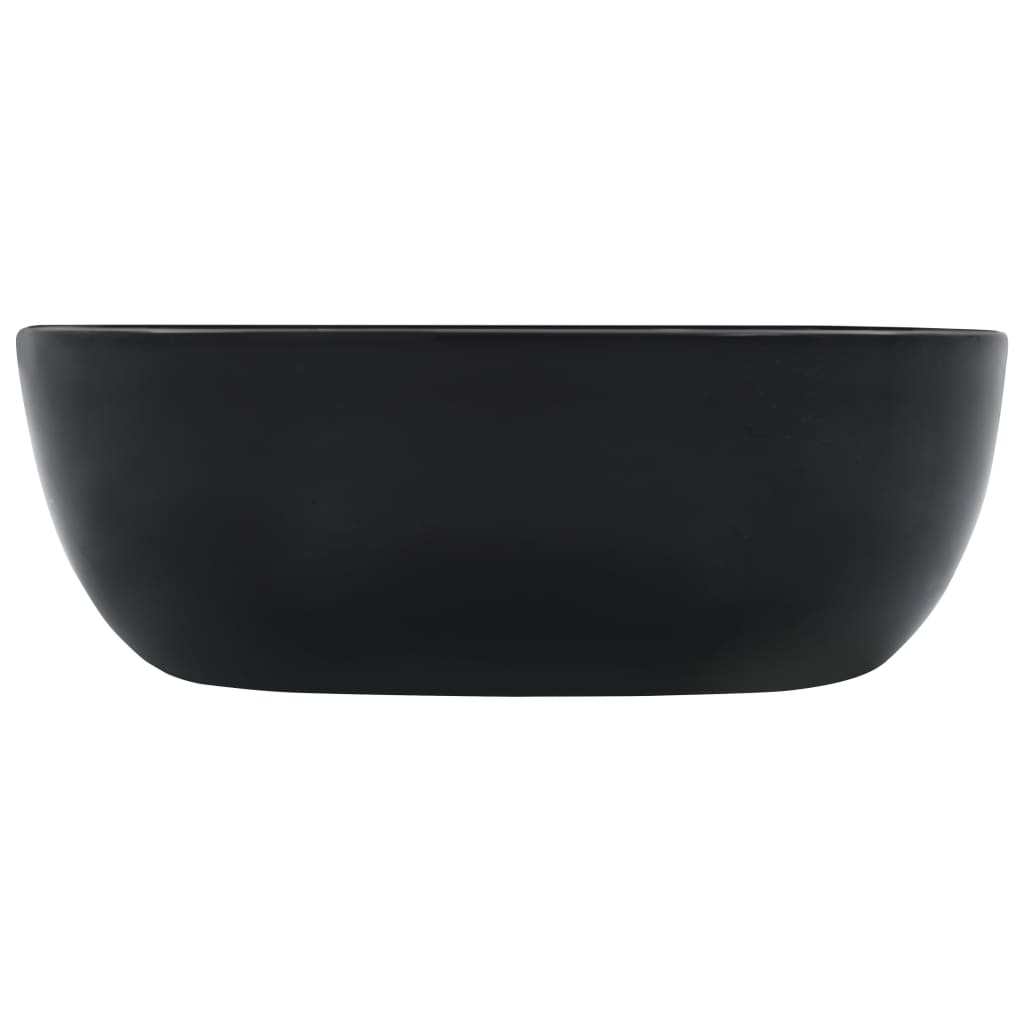 Lavandino 42,5x42,5x14,5 cm in Ceramica Nero - homemem39