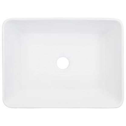 Lavandino 40x30x13 cm in Ceramica Bianco - homemem39