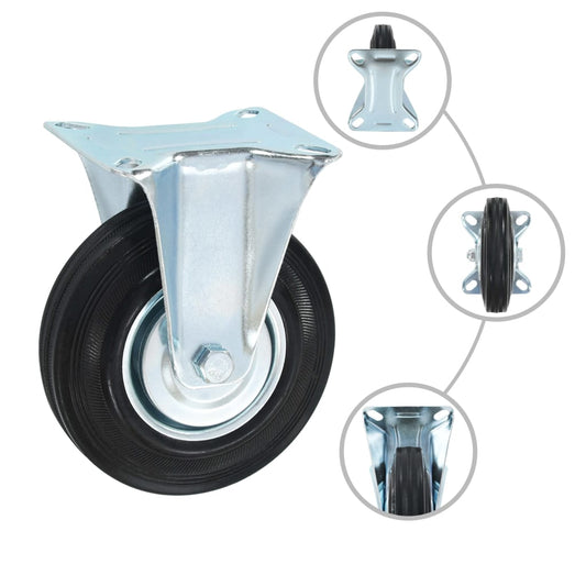 Rotelle Fisse 4 pz 125 mm - homemem39