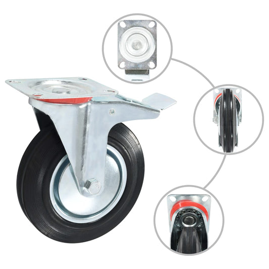 Rotelle 4 pz 200 mm - homemem39