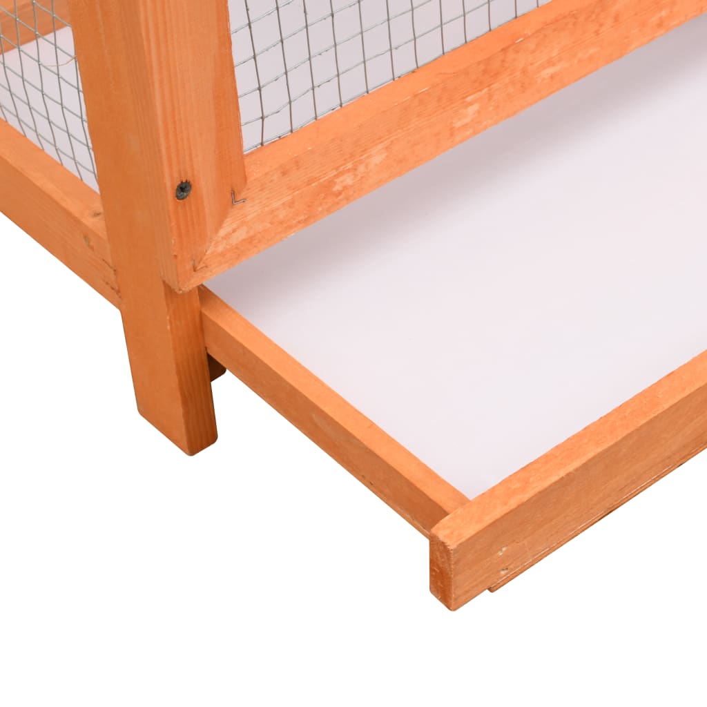 Gabbia per Uccelli in Legno di Pino e Abete 125,5x59,5x164 cm | homemem39