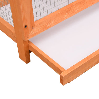Gabbia per Uccelli in Legno di Pino e Abete 125,5x59,5x164 cm | homemem39