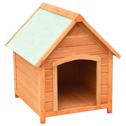 Cuccia per Cani in Legno Massello di Pino e Abete 72x85x82 cm - homemem39