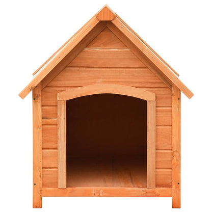 Cuccia per Cani in Legno Massello di Pino e Abete 72x85x82 cm - homemem39