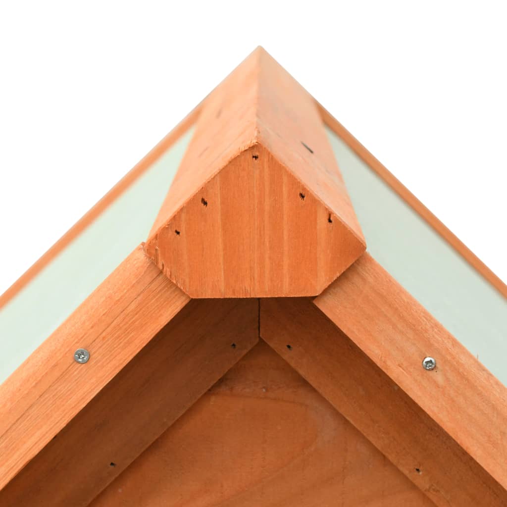Cuccia per Cani in Legno Massello di Pino e Abete 72x85x82 cm - homemem39