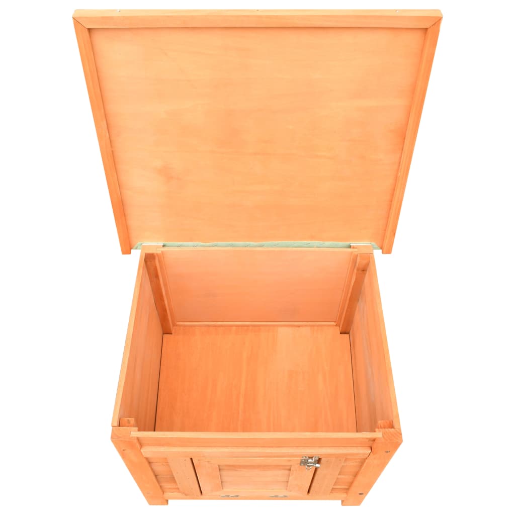 Cuccia per Gatti in Legno di Pino e Abete 50x46x43,5 cm - homemem39