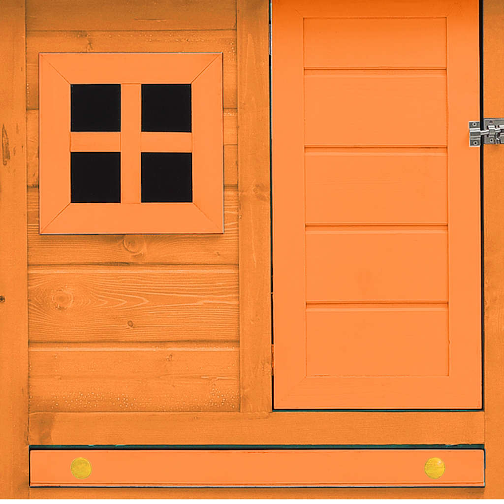 Gabbia per Polli in Legno Massello di Pino e Abete 170x81x110cm - homemem39