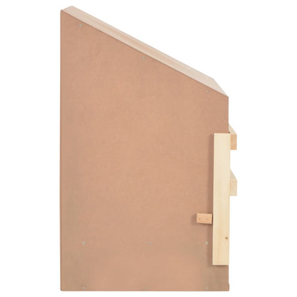 Casetta Cova per Galline 3 Scomparti 93x40x65 cm Legno di Pino - homemem39