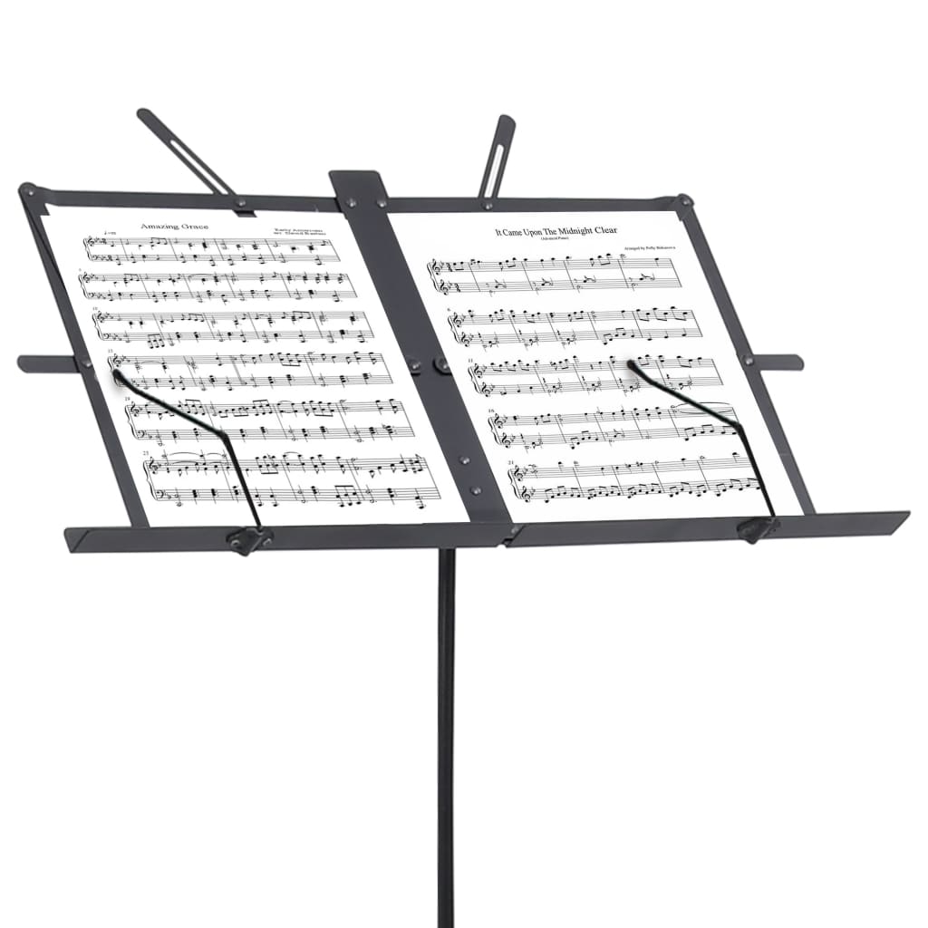 Leggio Musicale Nero in Acciaio | homemem39